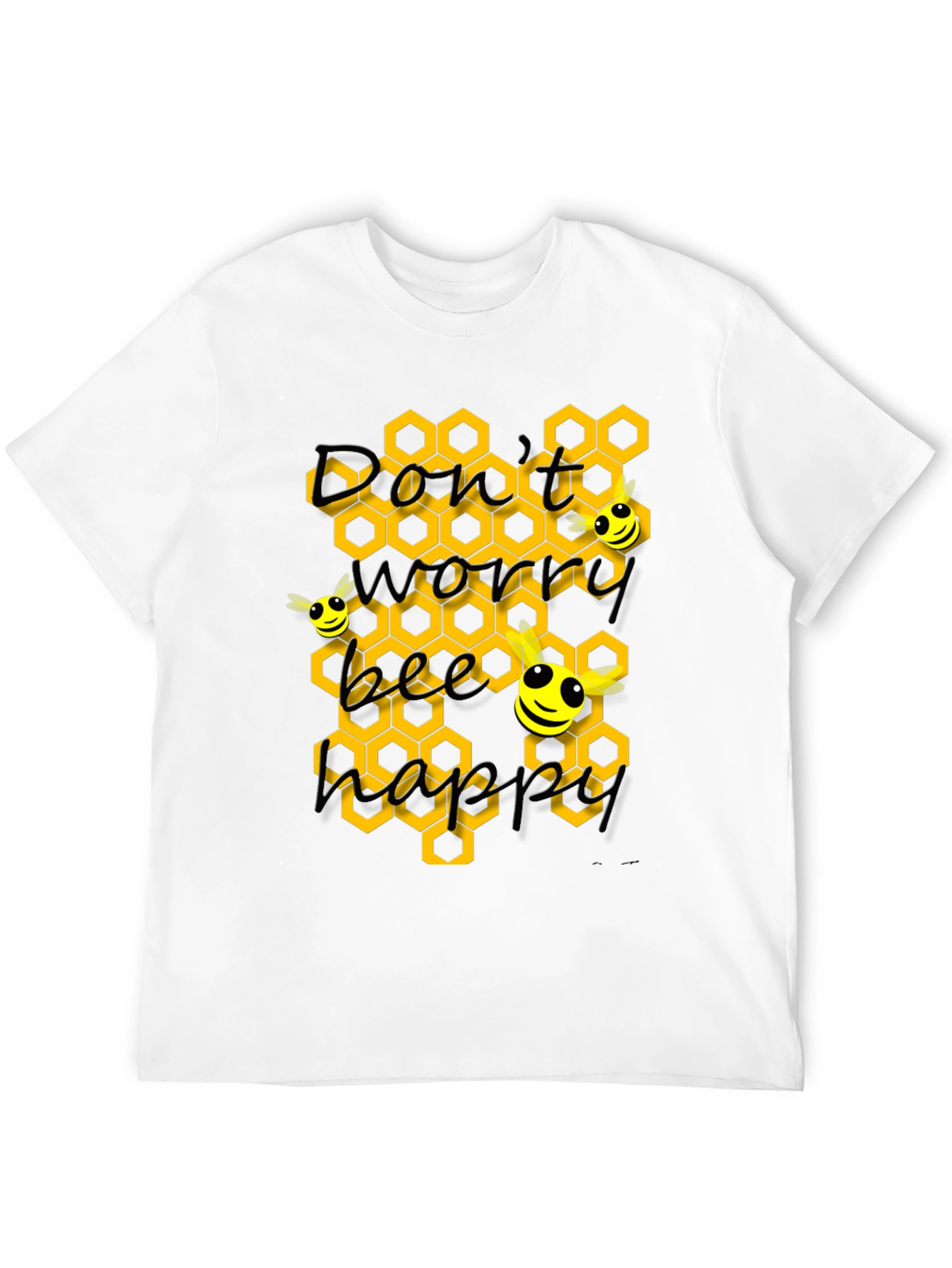 Dont Worry Bee Happy Graphic Tee