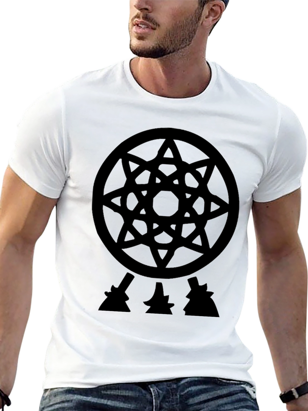 Esoteric Symbol Graphic T-Shirt