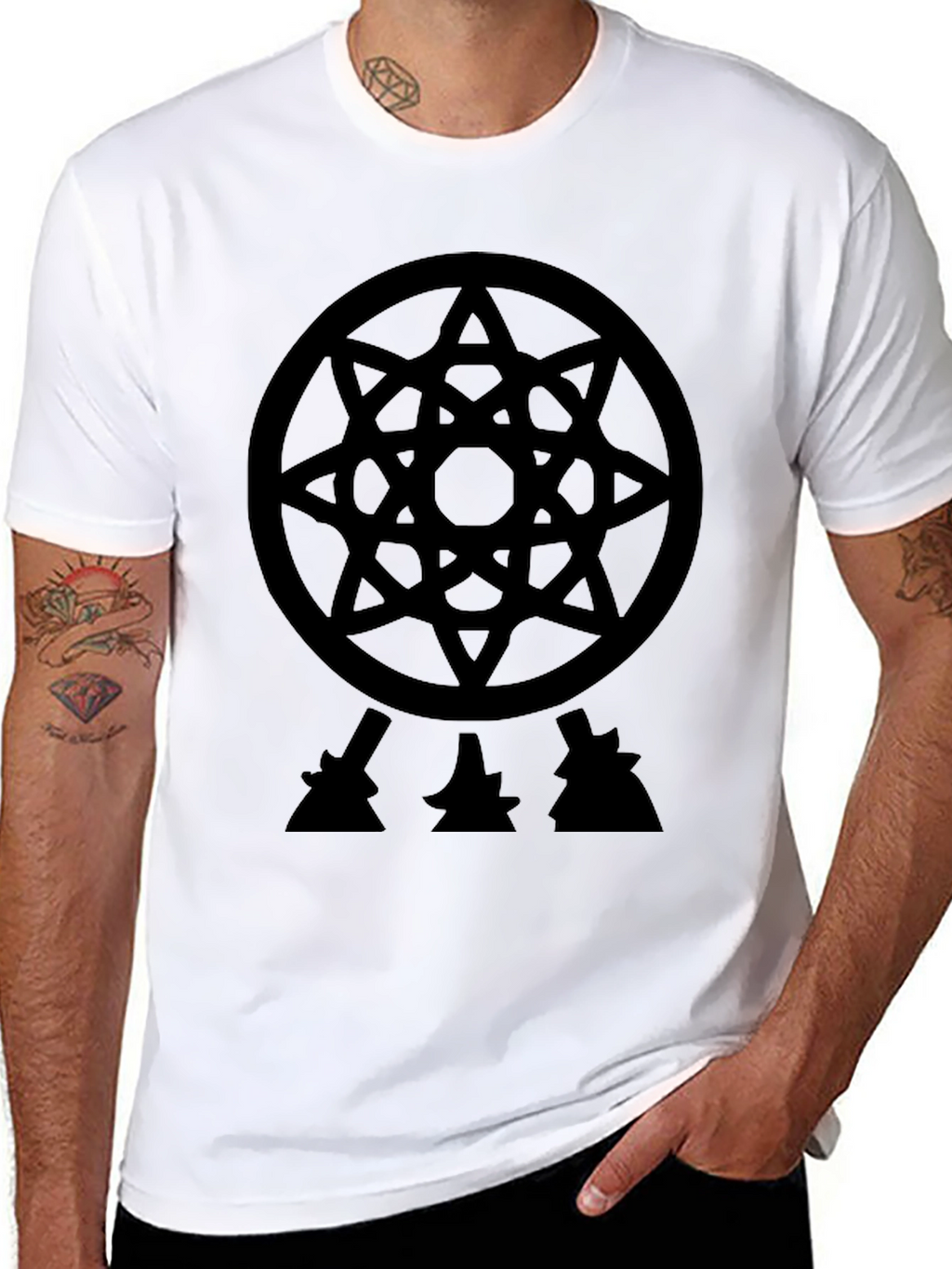 Esoteric Symbol Graphic T-Shirt