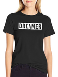 Dreamer Graphic Black Crewneck T-Shirt