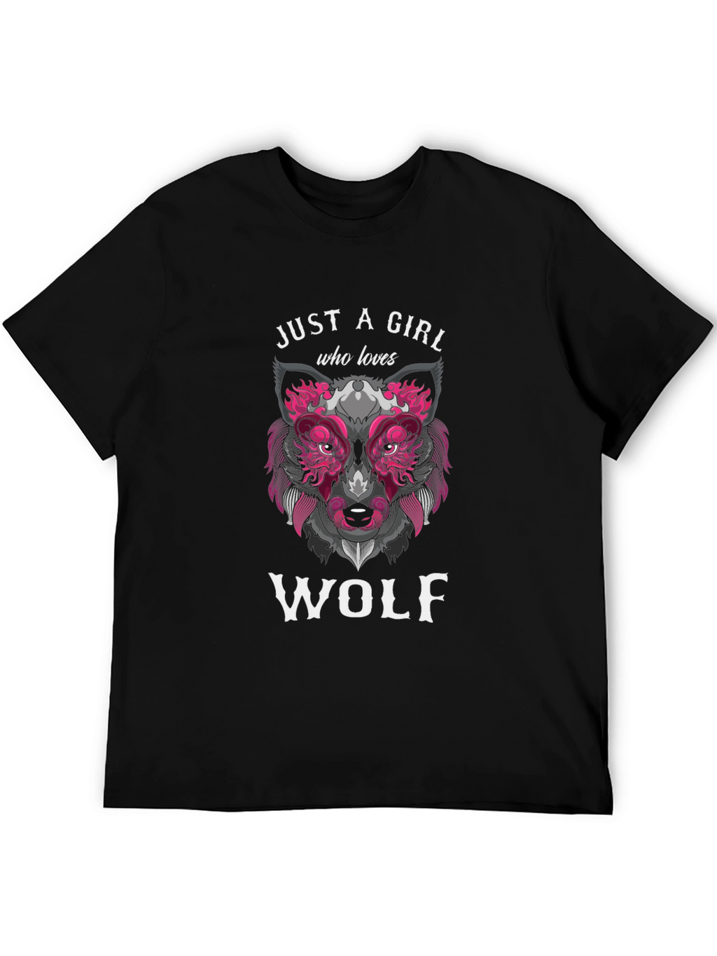 Just a Girl Who Loves Wolf T-Shirt