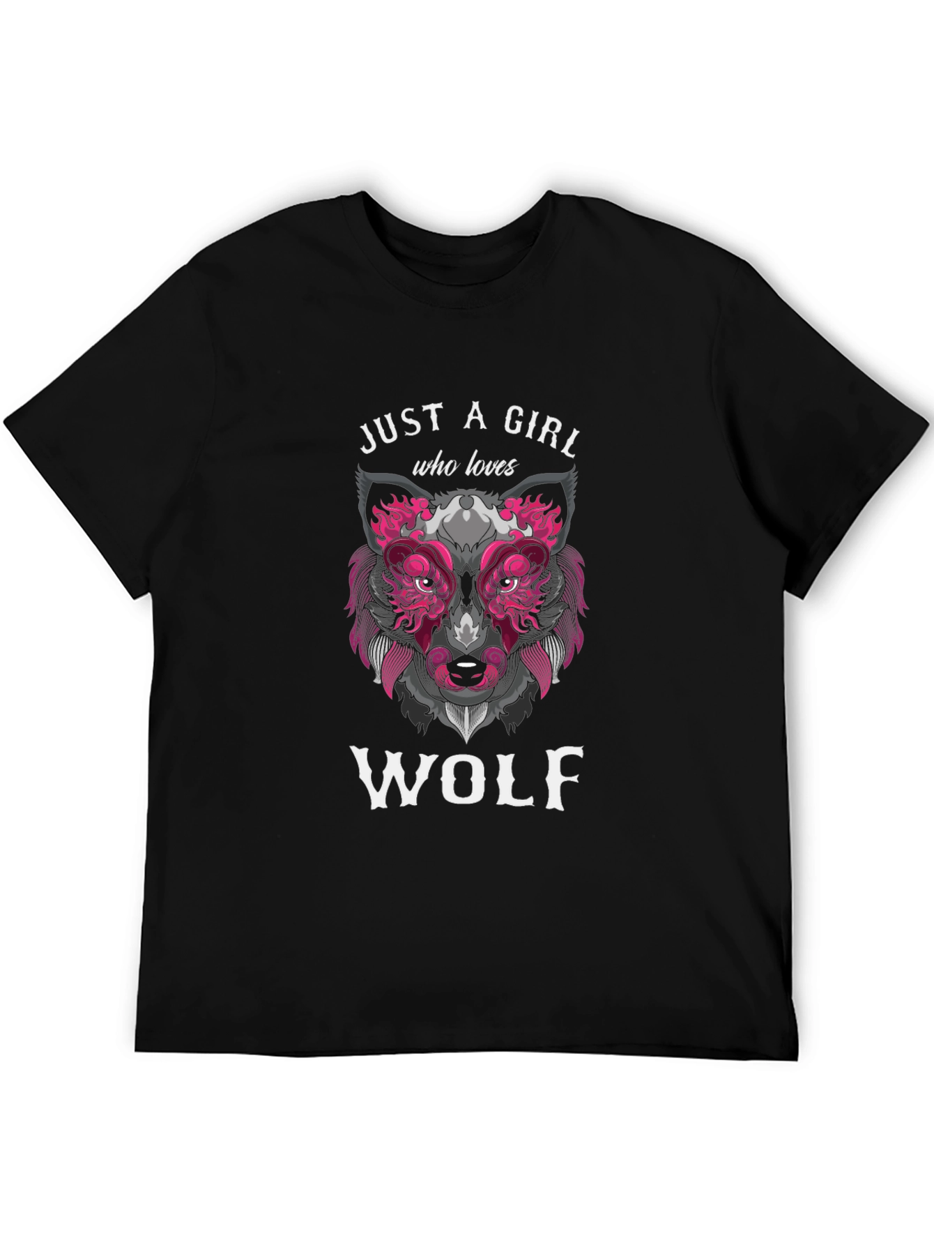 Just a Girl Who Loves Wolf T-Shirt