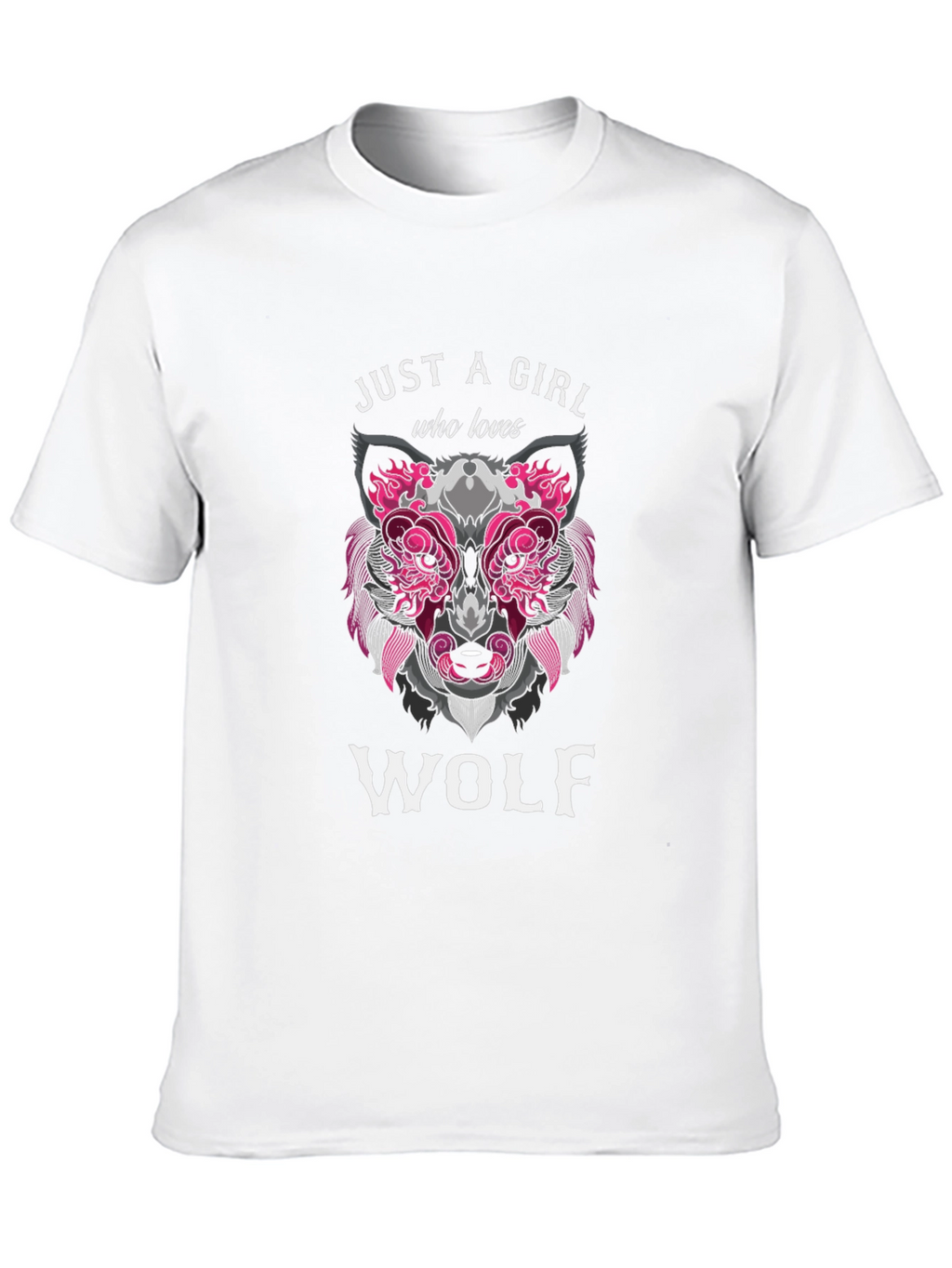 Just a Girl Who Loves Wolf T-Shirt