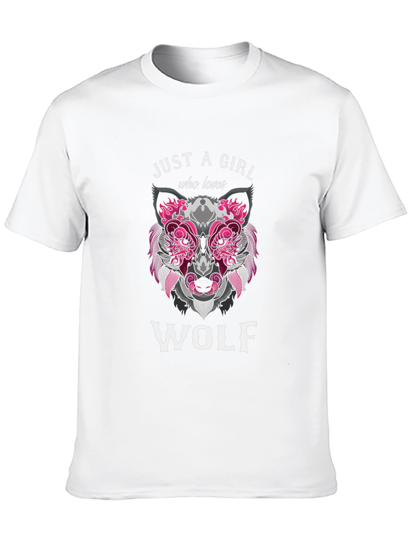 Just a Girl Who Loves Wolf T-Shirt