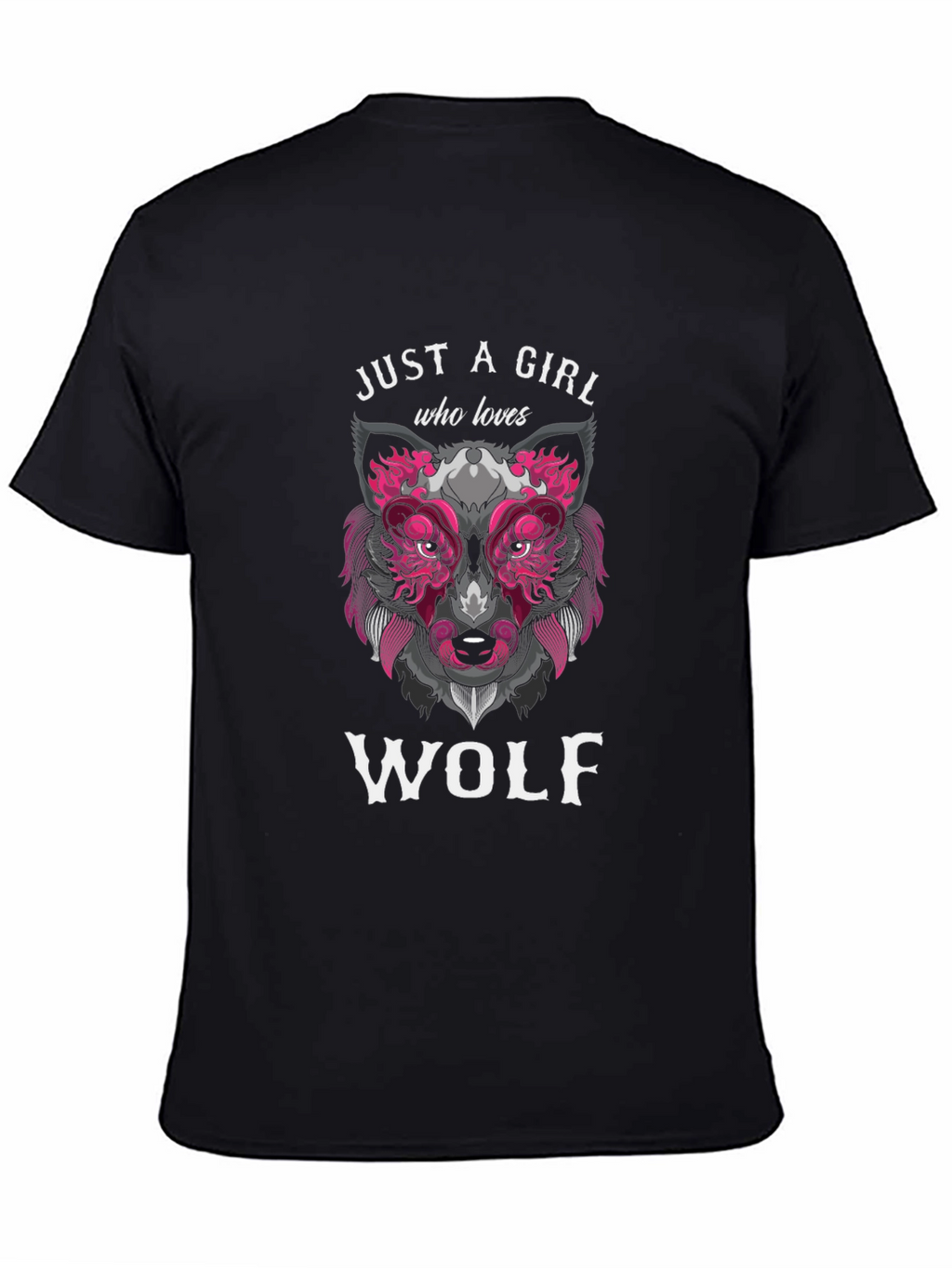 Just a Girl Who Loves Wolf T-Shirt