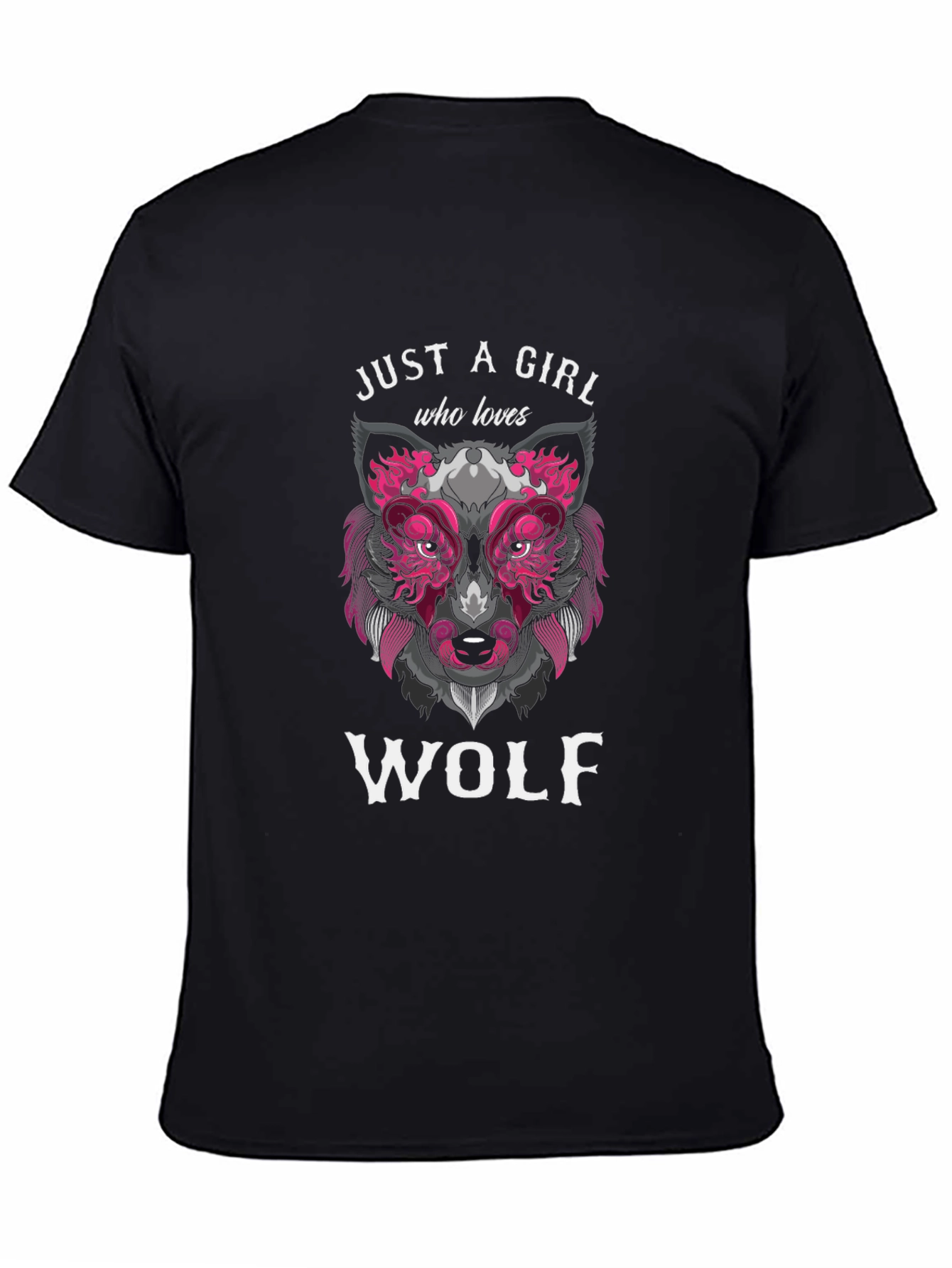 Just a Girl Who Loves Wolf T-Shirt