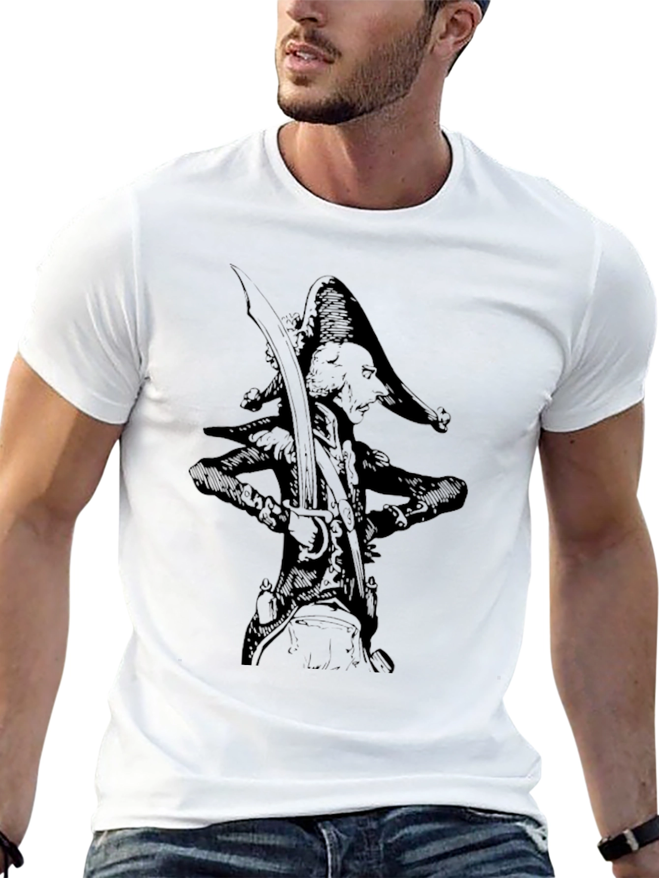 Pirate Graphic Tee - Black