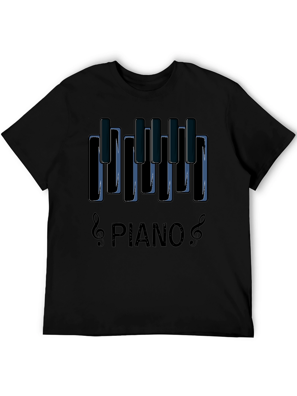 Piano Keys Graphic Tee - Music Lovers T-Shirt
