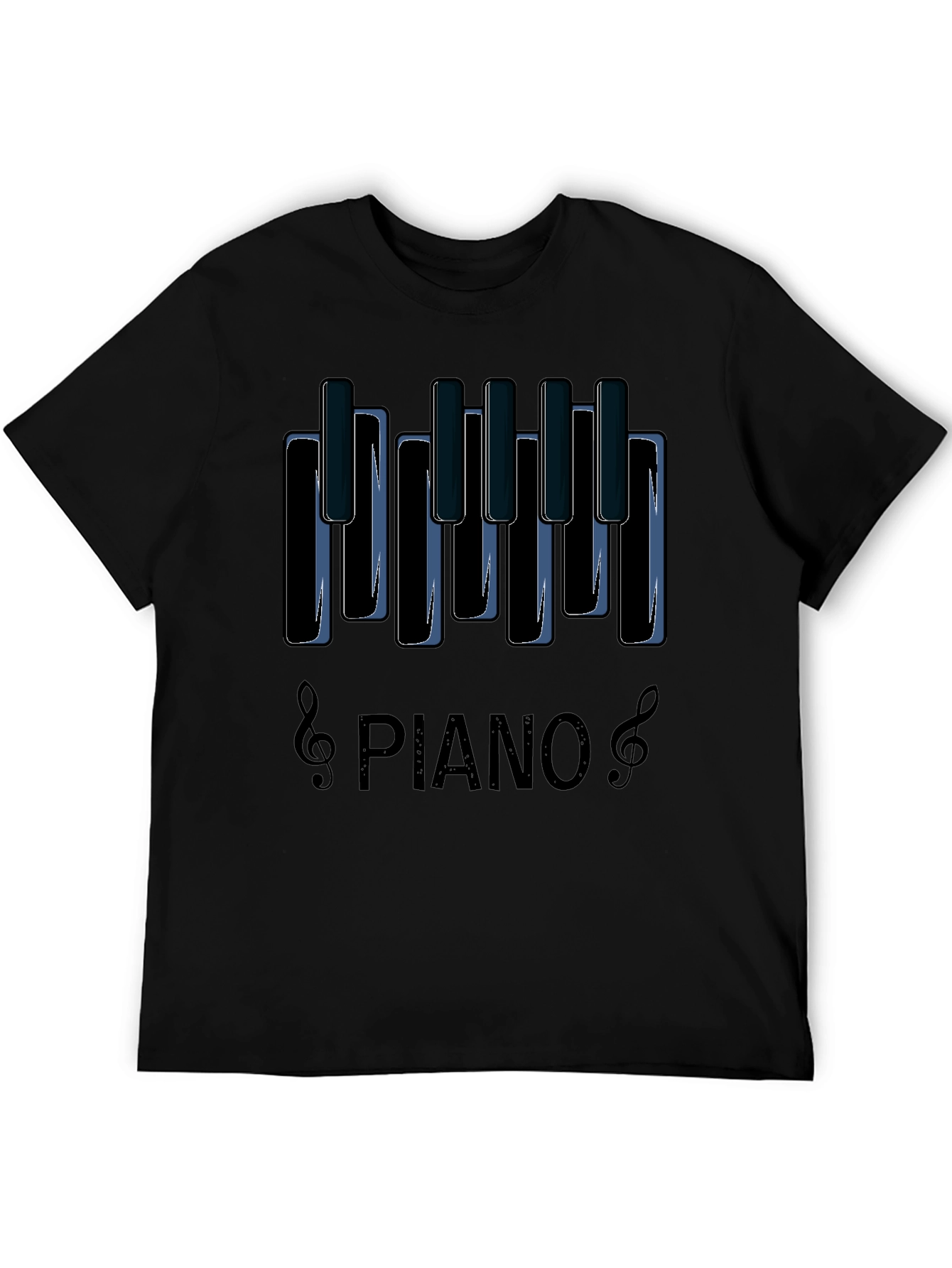 Piano Keys Graphic Tee - Music Lovers T-Shirt