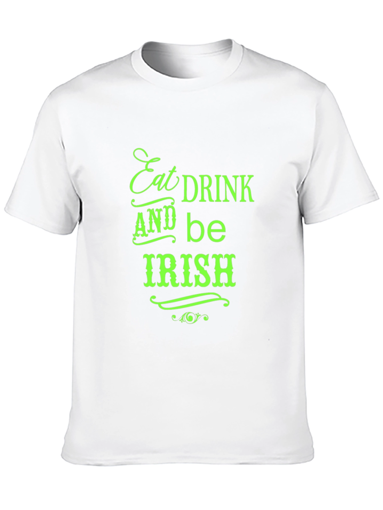 Eat Drink and Be Irish Black Tee
