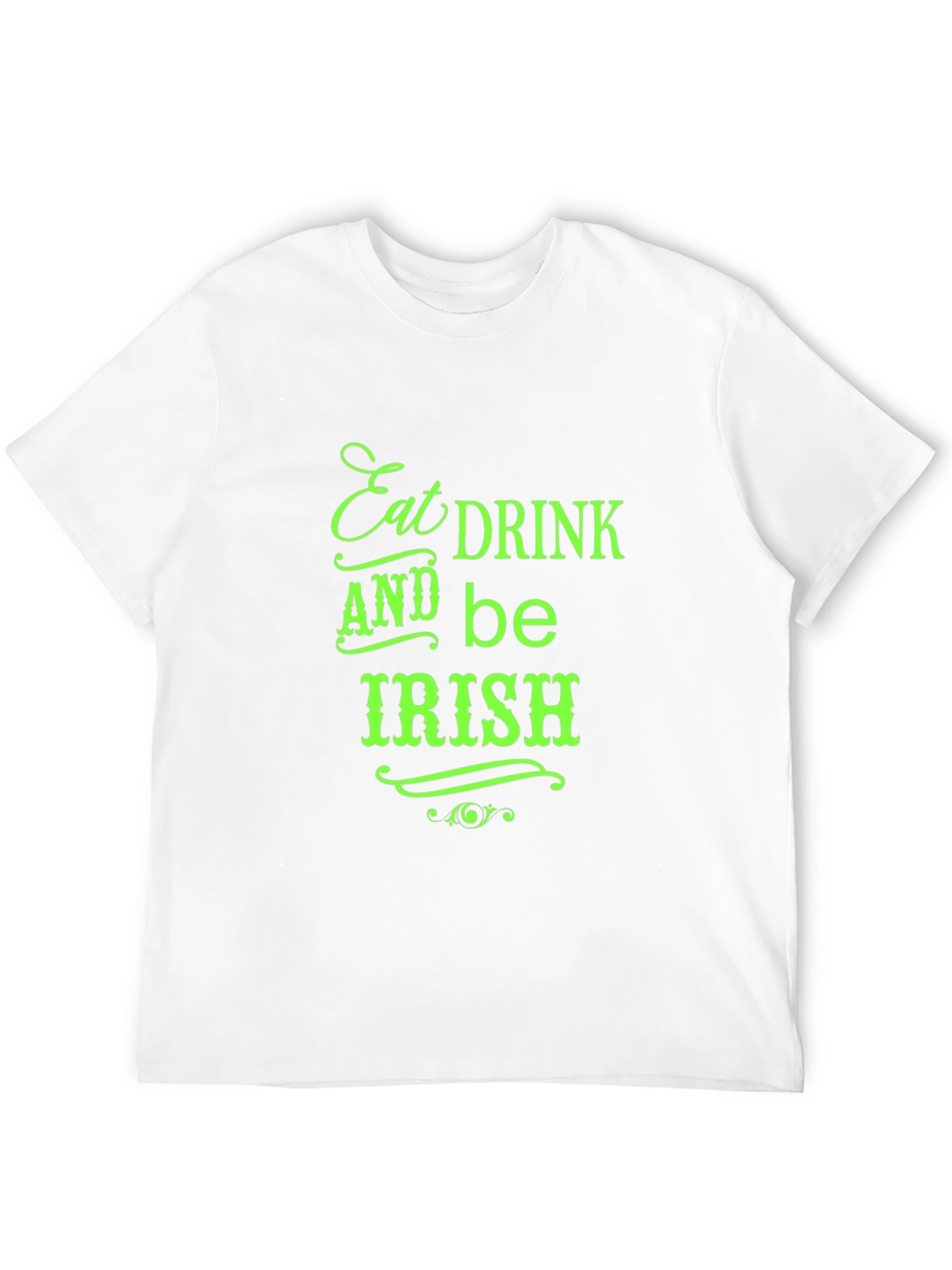 Eat Drink and Be Irish Black Tee
