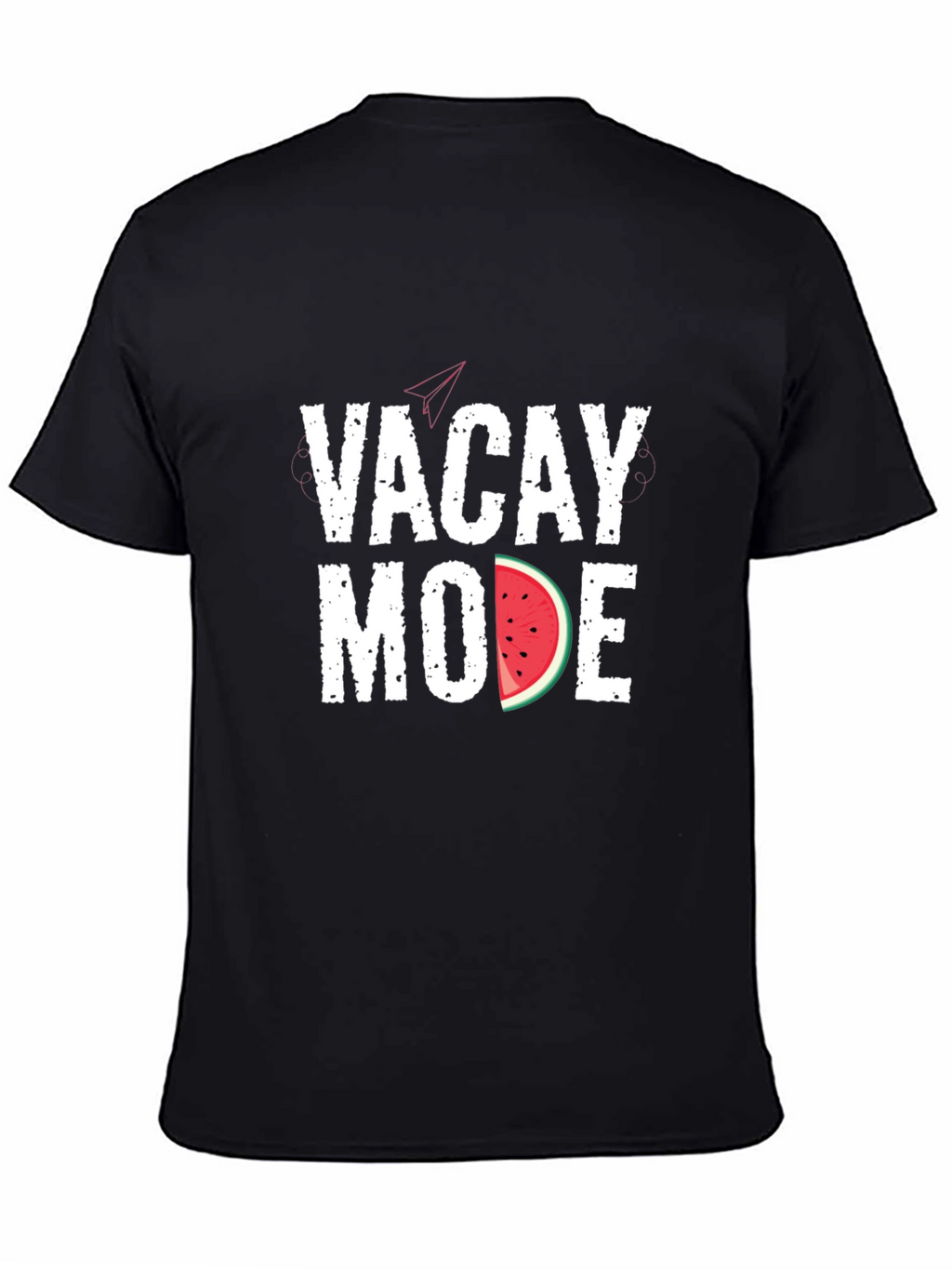 Vacay Mode Watermelon Graphic Tee - Black