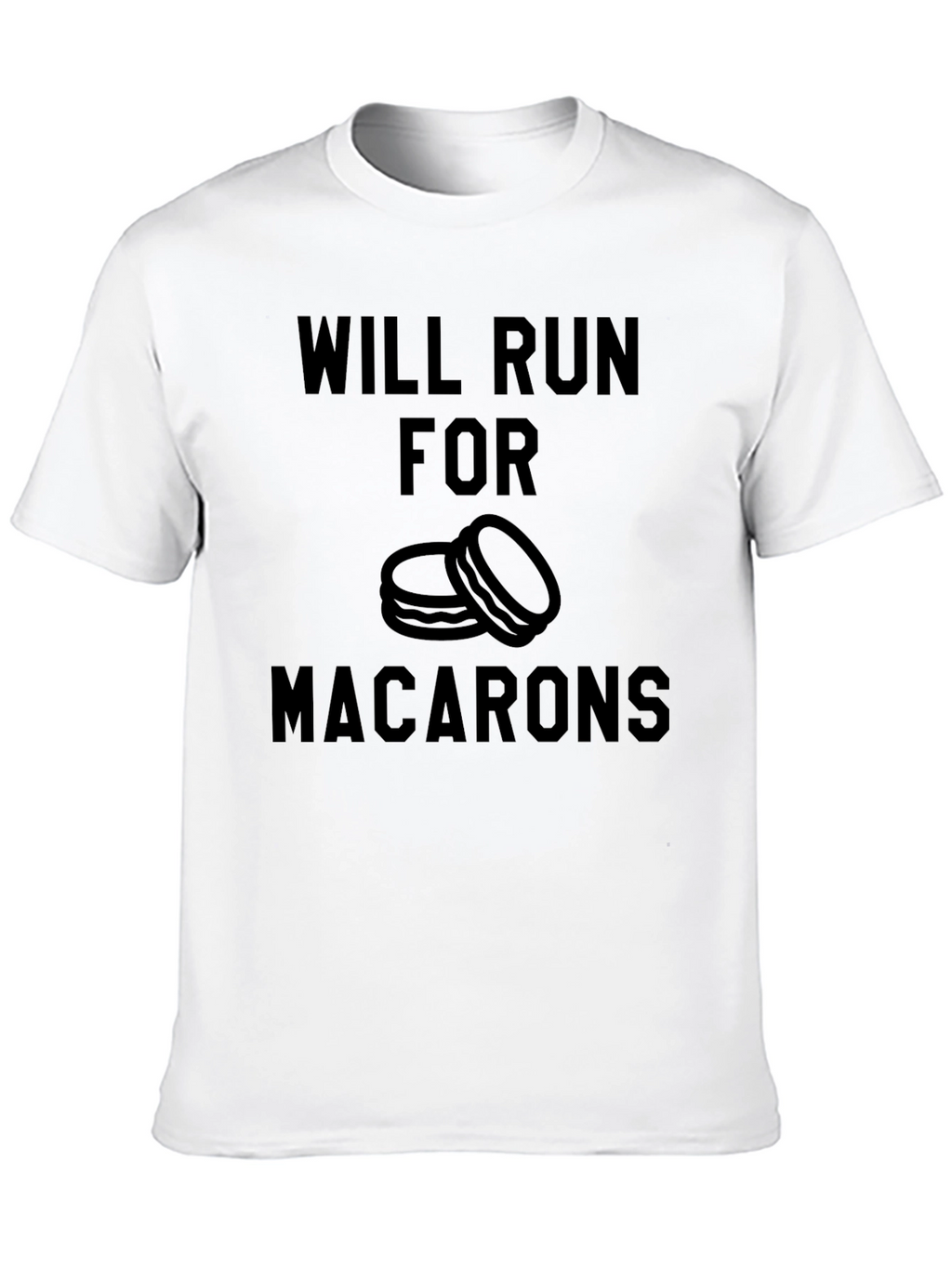 Will Run for Macarons Graphic T-Shirt