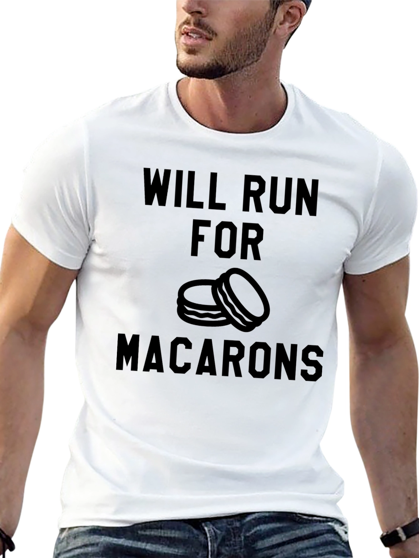 Will Run for Macarons Graphic T-Shirt