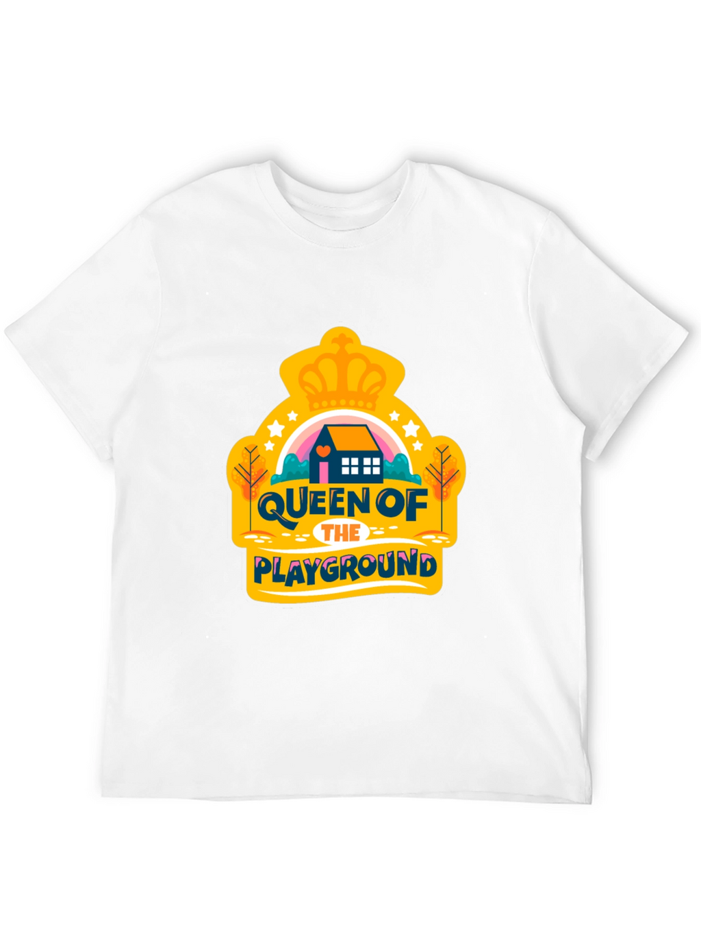 Queen of the Playground Graphic Tee - Black
