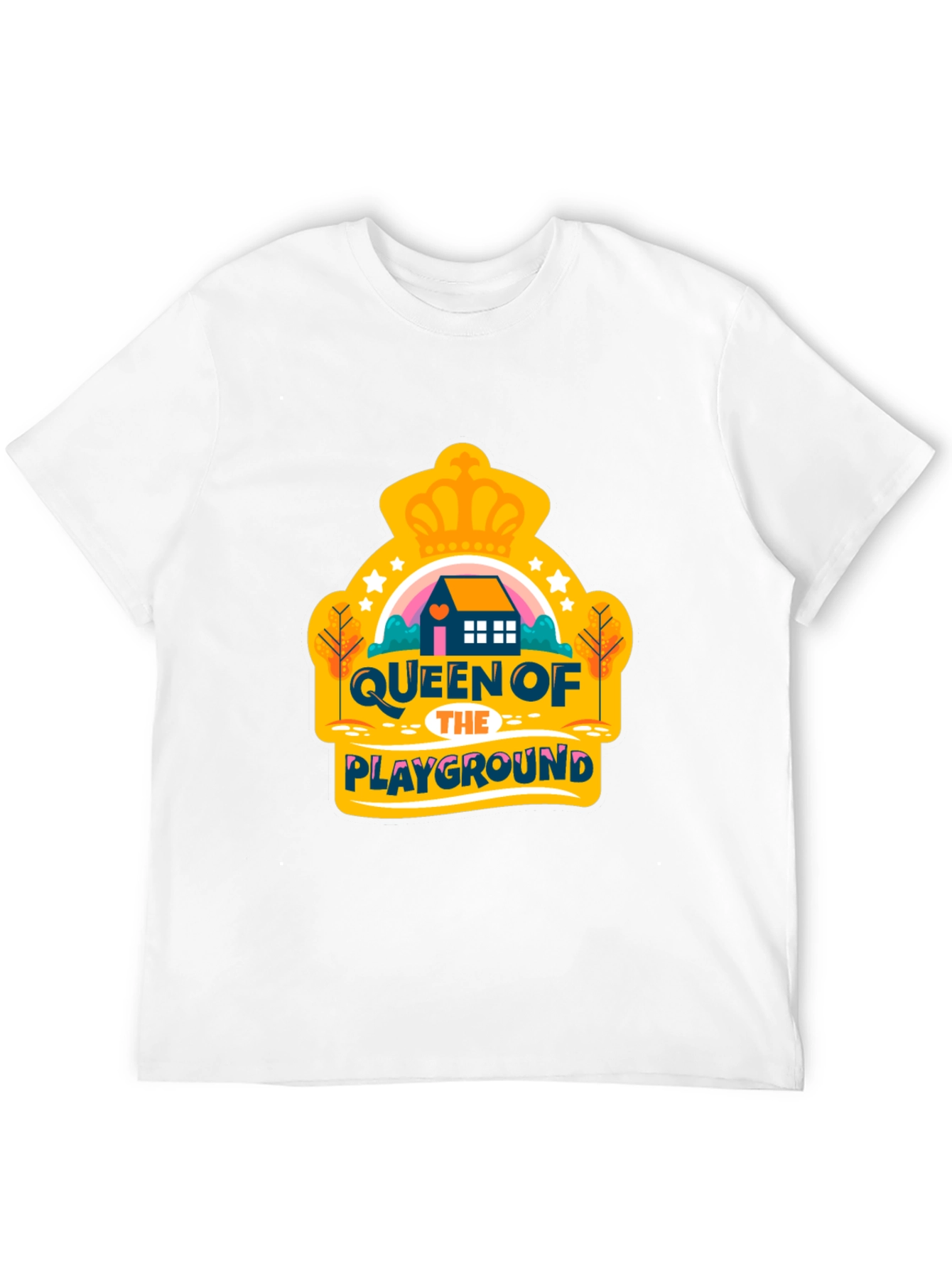 Queen of the Playground Graphic Tee - Black