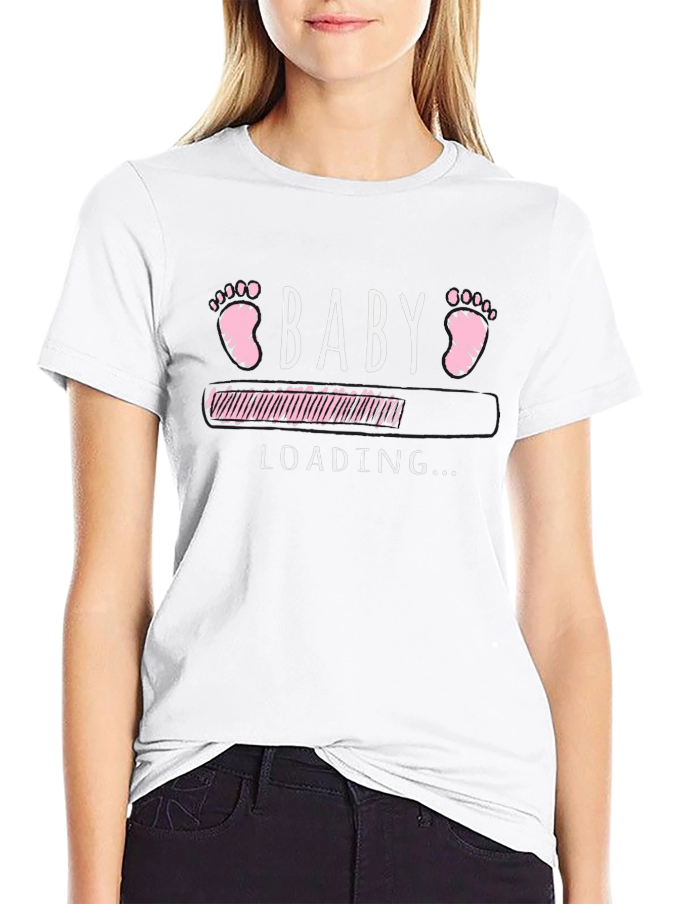 Baby Loading Funny Pregnancy T-Shirt