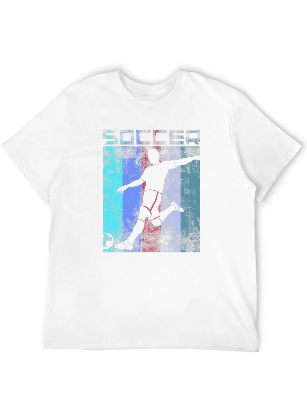 Soccer Silhouette Graphic T-Shirt