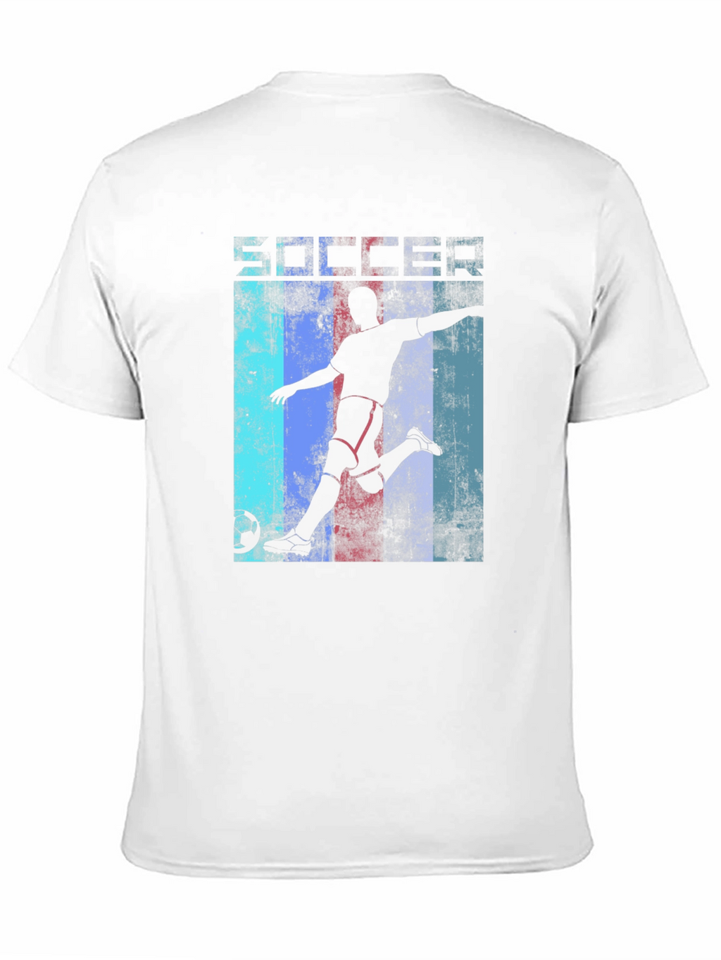 Soccer Silhouette Graphic T-Shirt