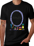 Beauty Themed Graphic T-Shirt