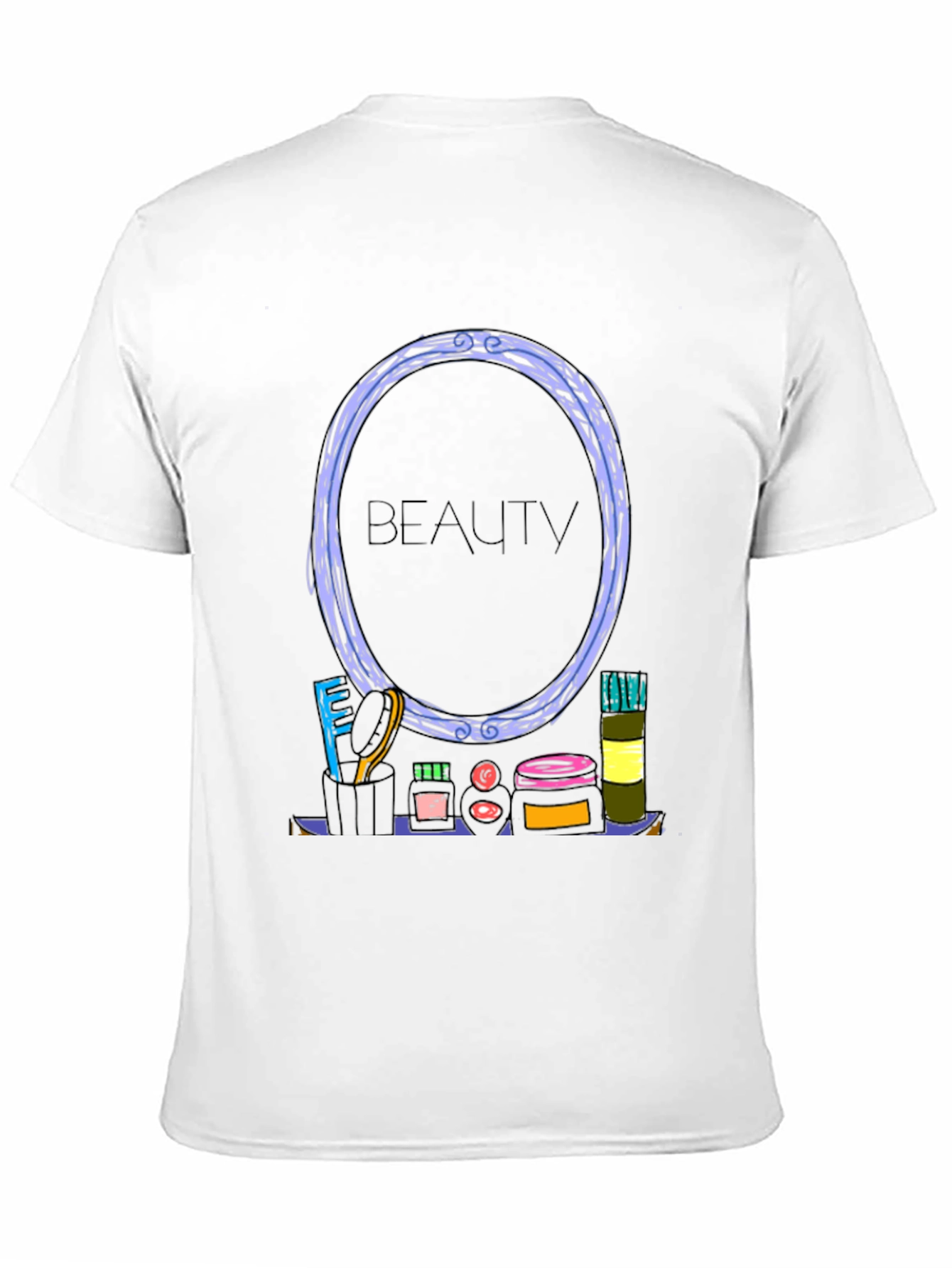 Beauty Themed Graphic T-Shirt