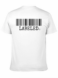 Labeled Barcode Graphic Tee - Black