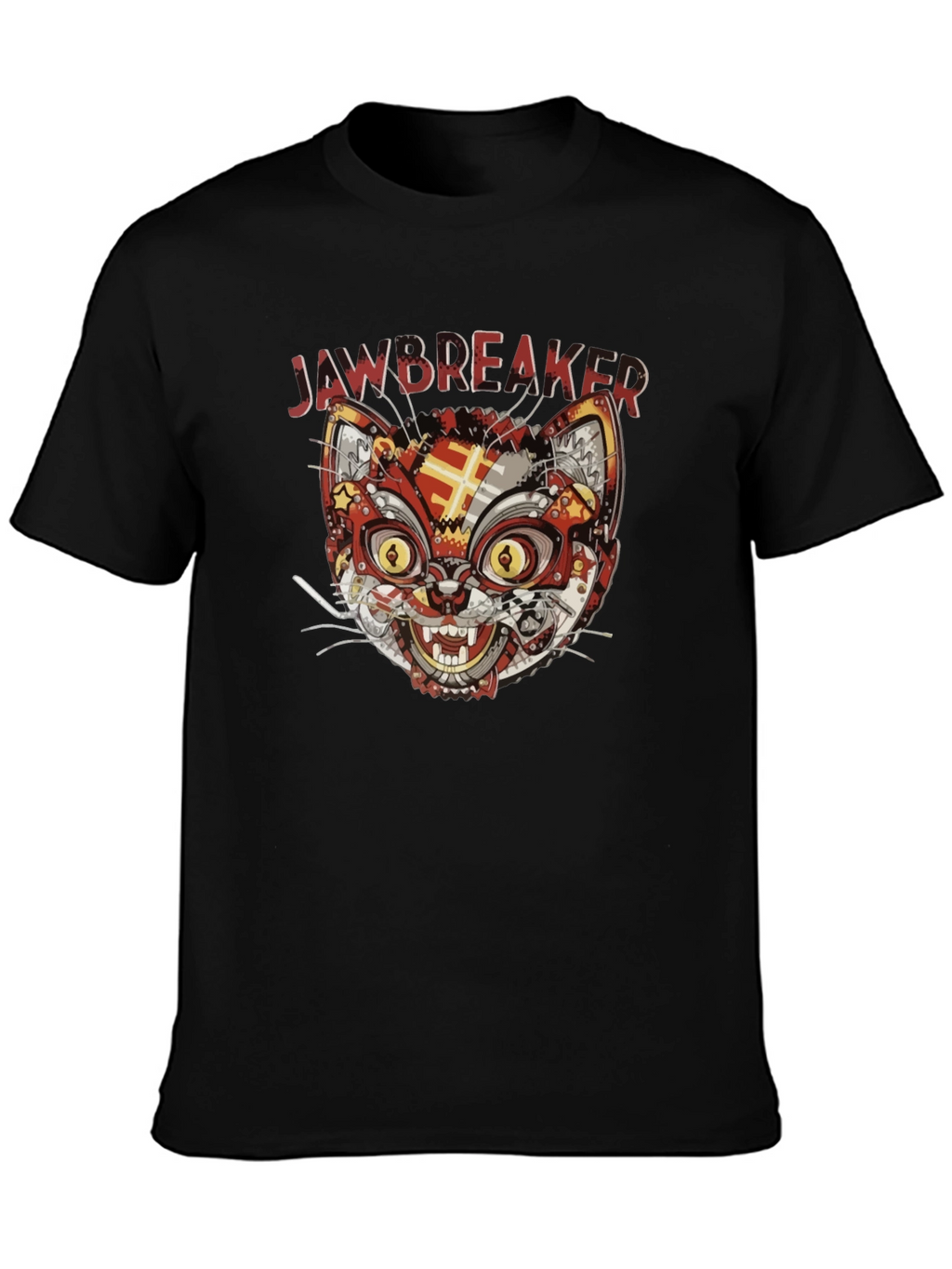 Jawbreaker Cat Graphic T-Shirt - Black