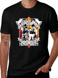 First In Last Out Firefighter Graphic T-Shirt