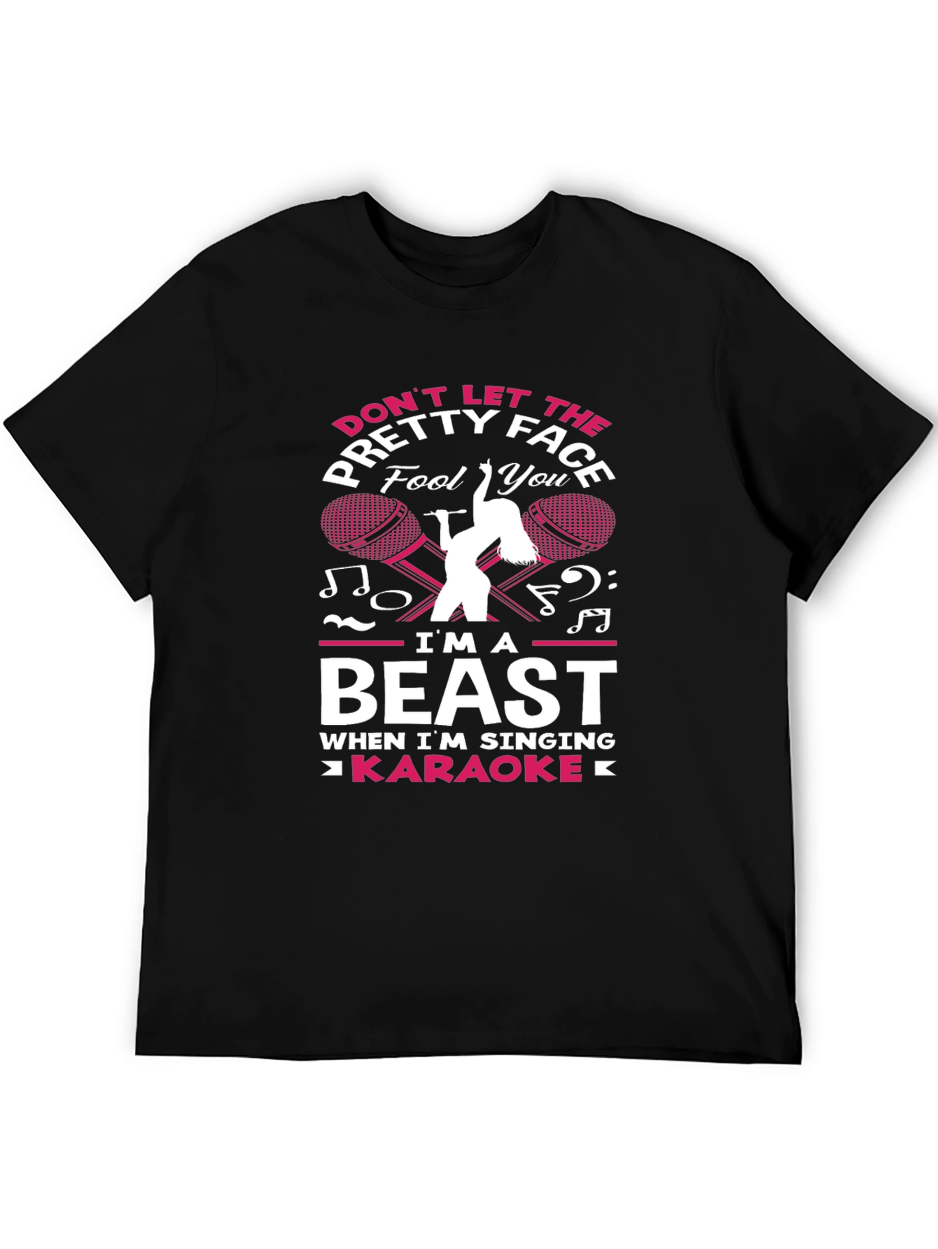 Karaoke Beast T-Shirt - Funny Music Lover Tee