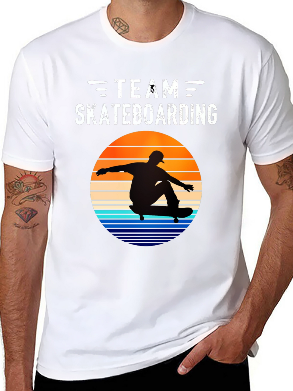 Team Skateboarding Graphic Tee