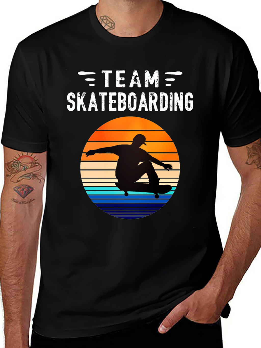 Team Skateboarding Graphic Tee