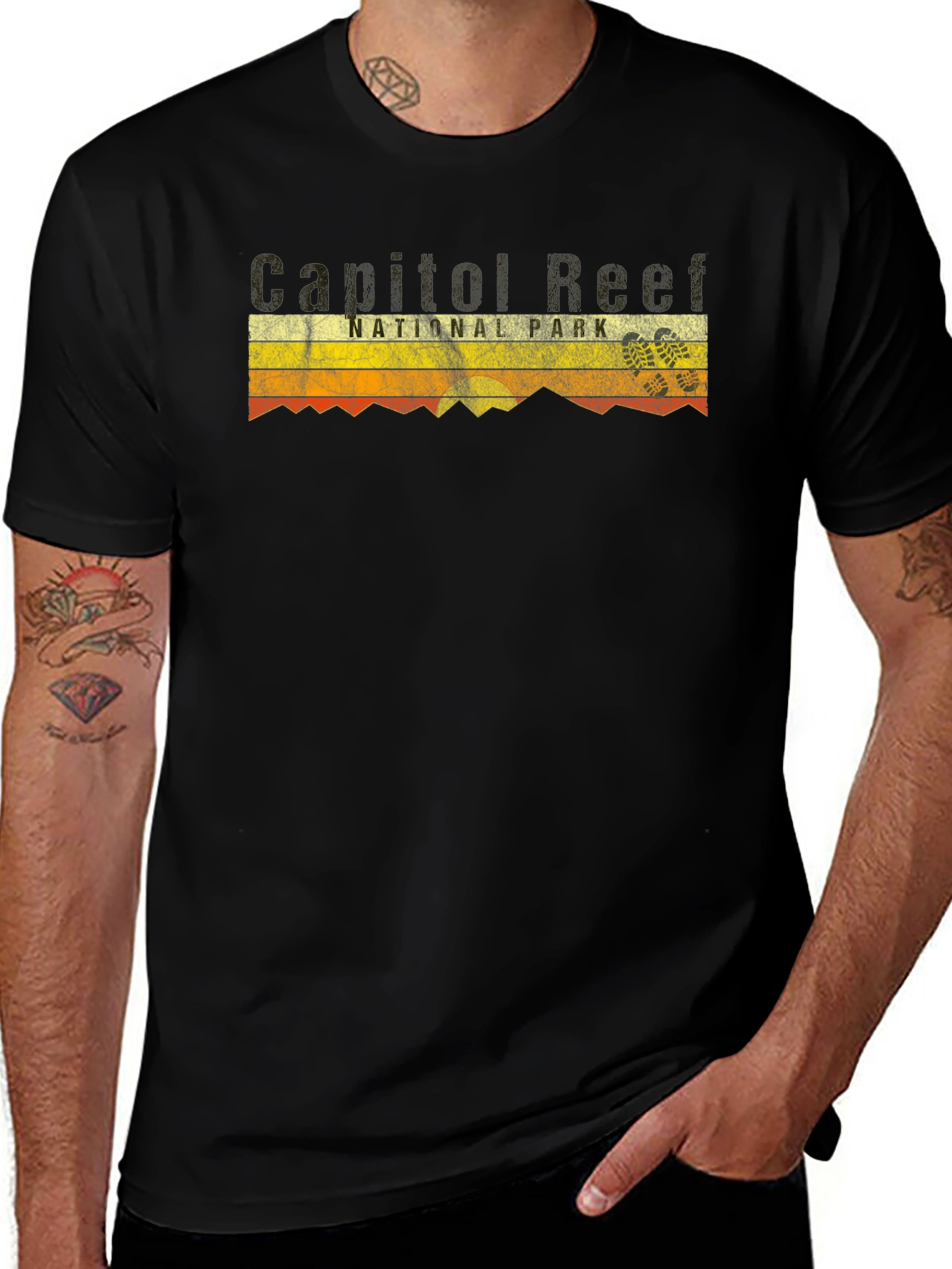 Capitol Reef National Park T-Shirt - Retro Style