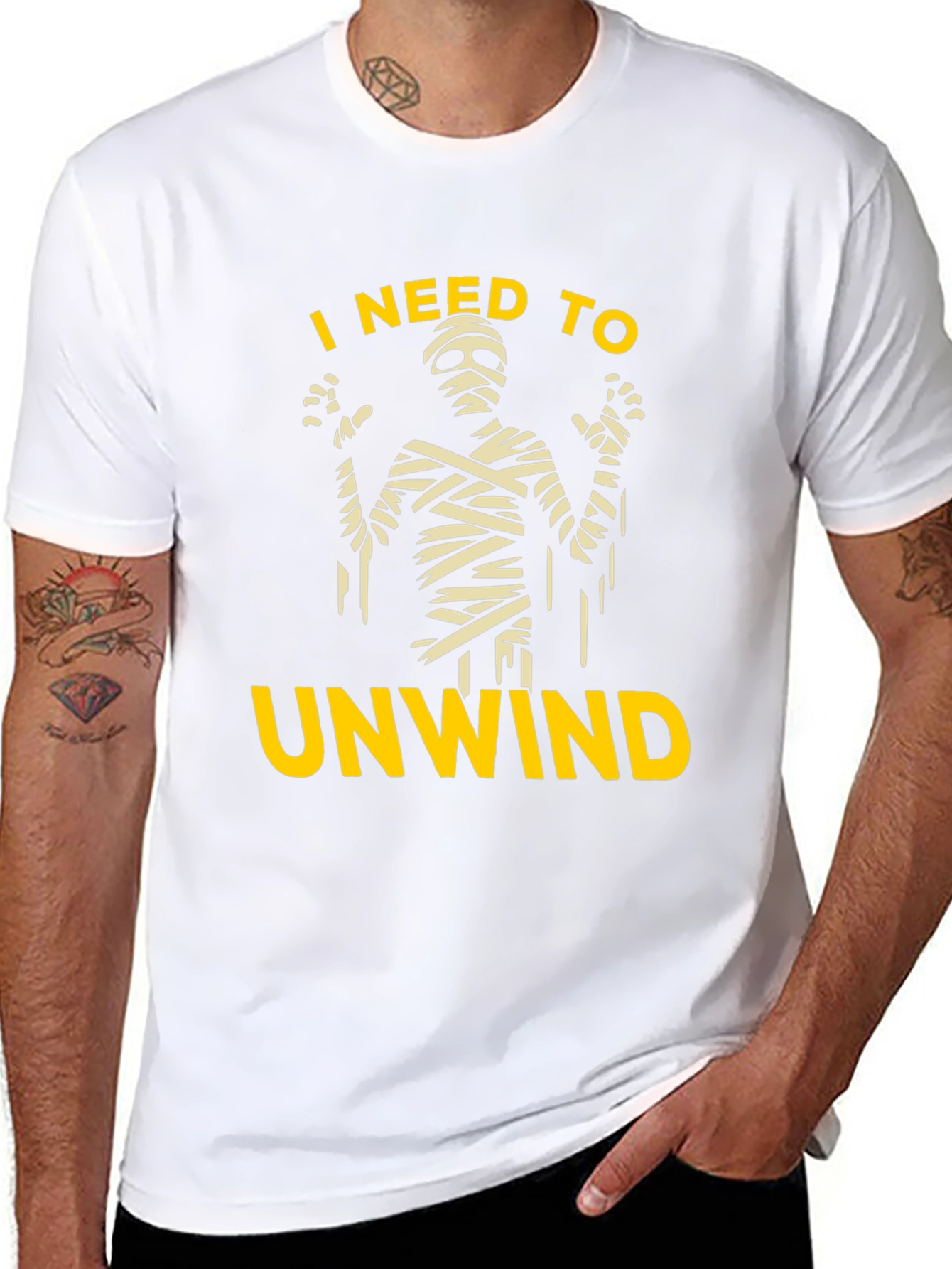 Unwind Mummy Graphic T-Shirt - Relax in Style