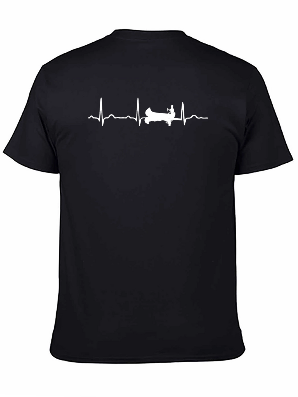 Canoe Heartbeat T-Shirt - Black
