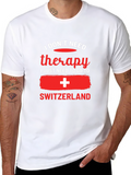 Switzerland Therapy T-Shirt - Travel Lover Tee