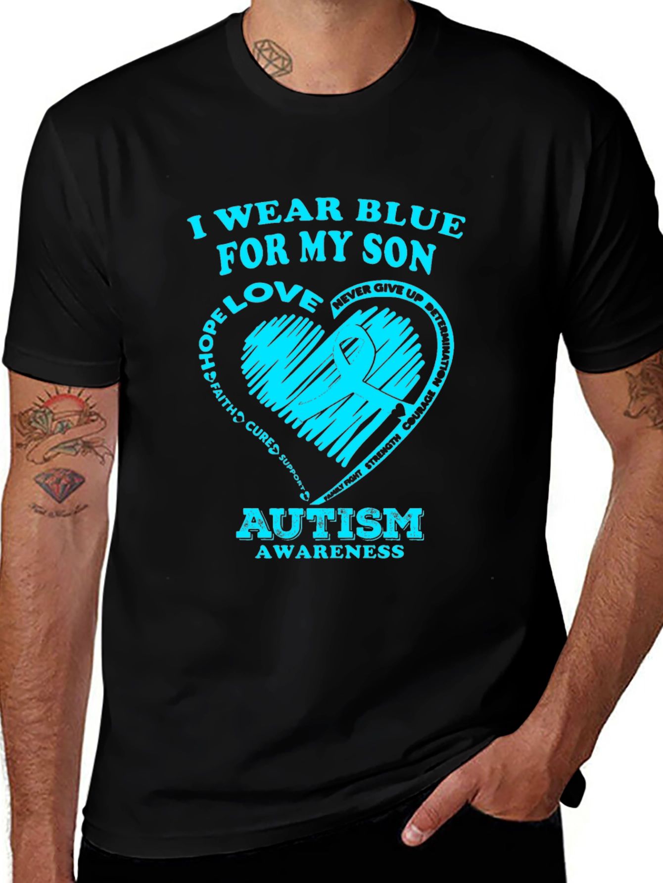 Autism Awareness Blue Son T-Shirt