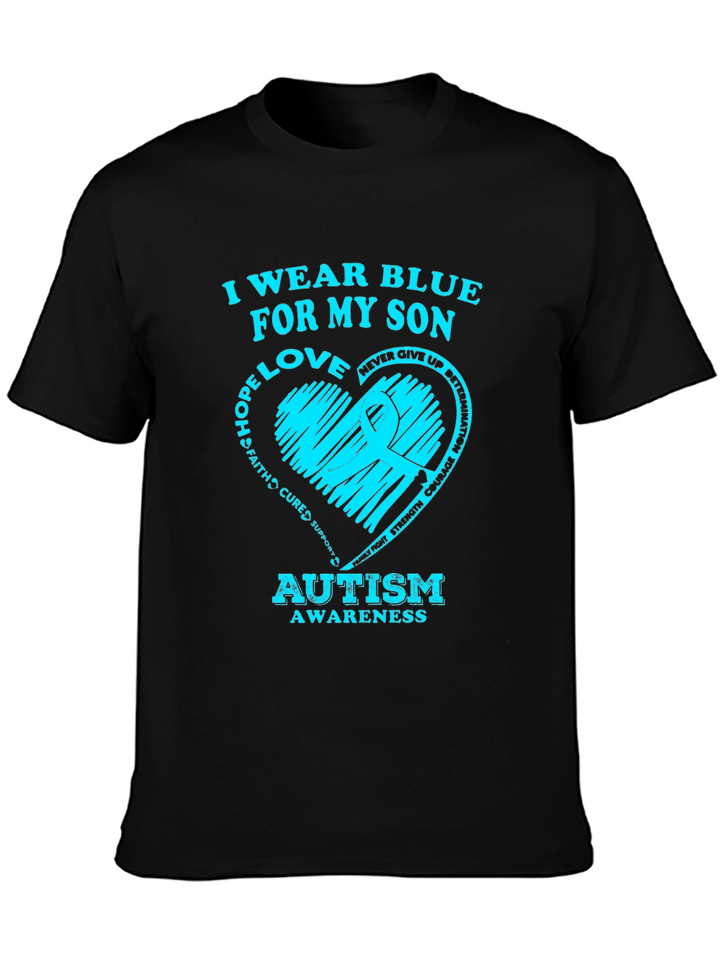 Autism Awareness Blue Son T-Shirt