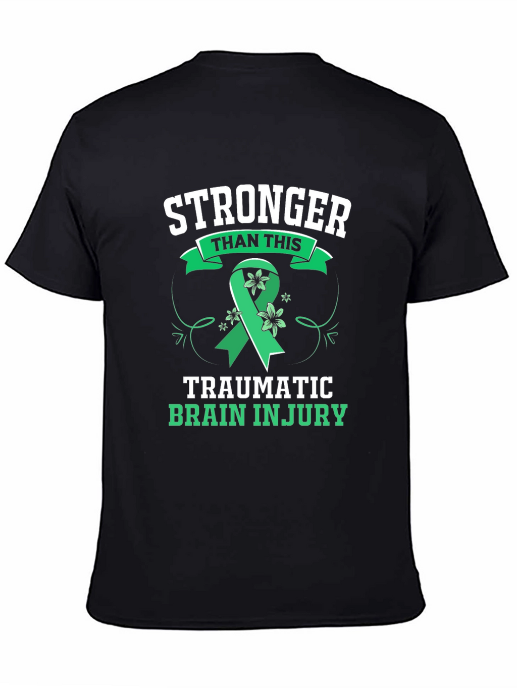 Stronger Than This TBI Awareness Ribbon Graphic Tee