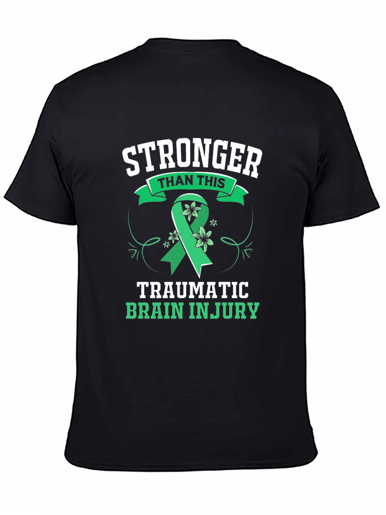 Stronger Than This TBI Awareness Ribbon Graphic Tee