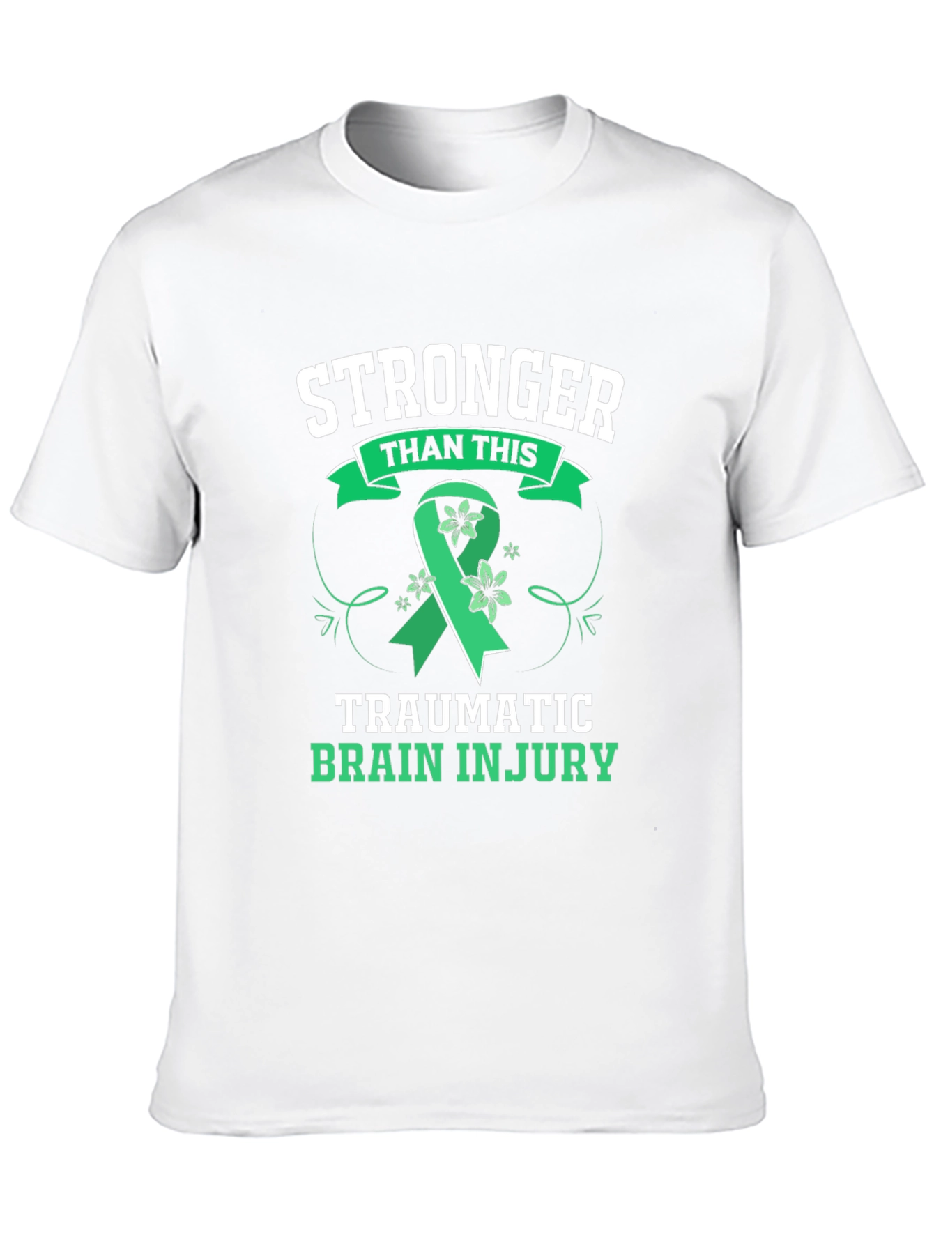 Stronger Than This TBI Awareness Ribbon Graphic Tee