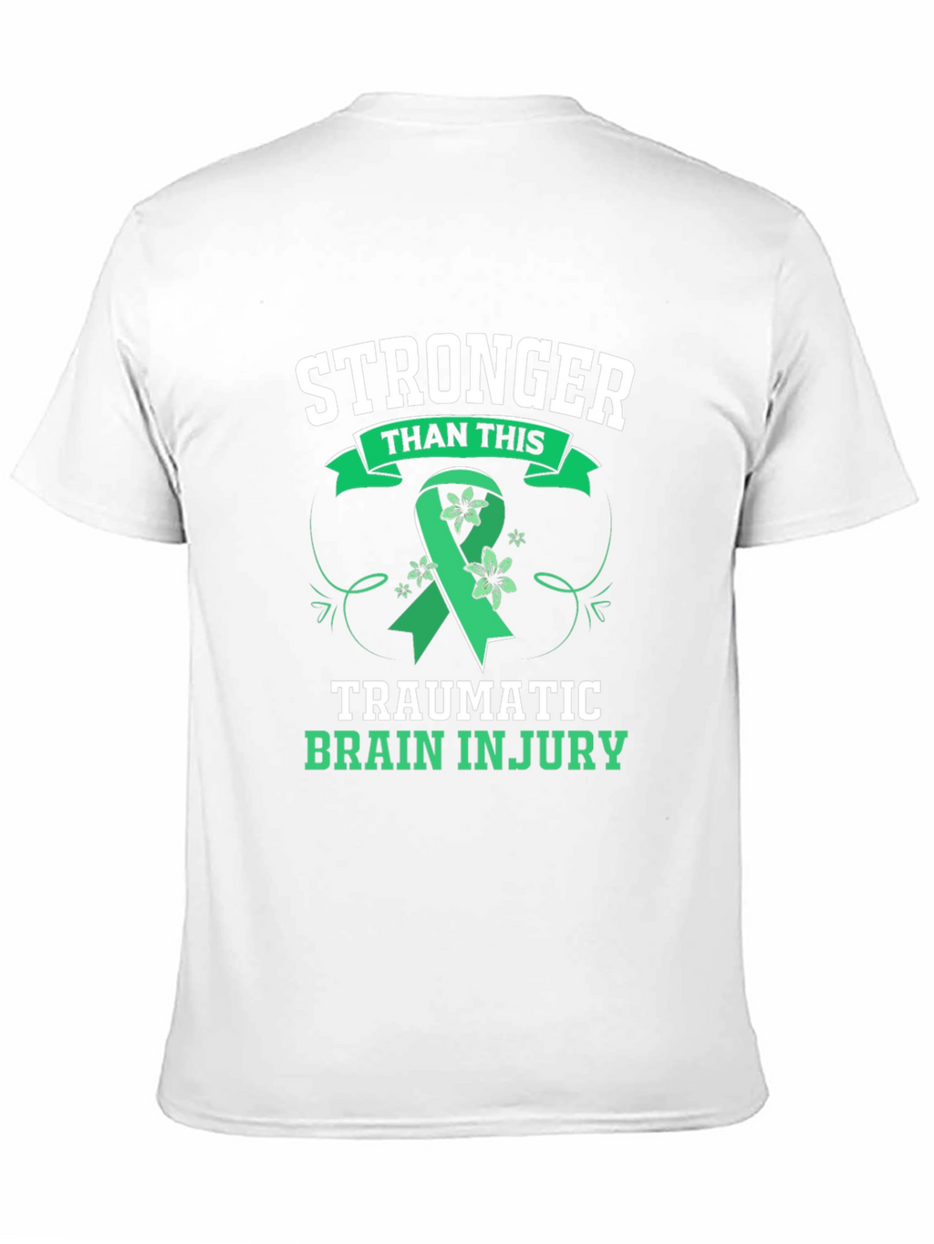 Stronger Than This TBI Awareness Ribbon Graphic Tee