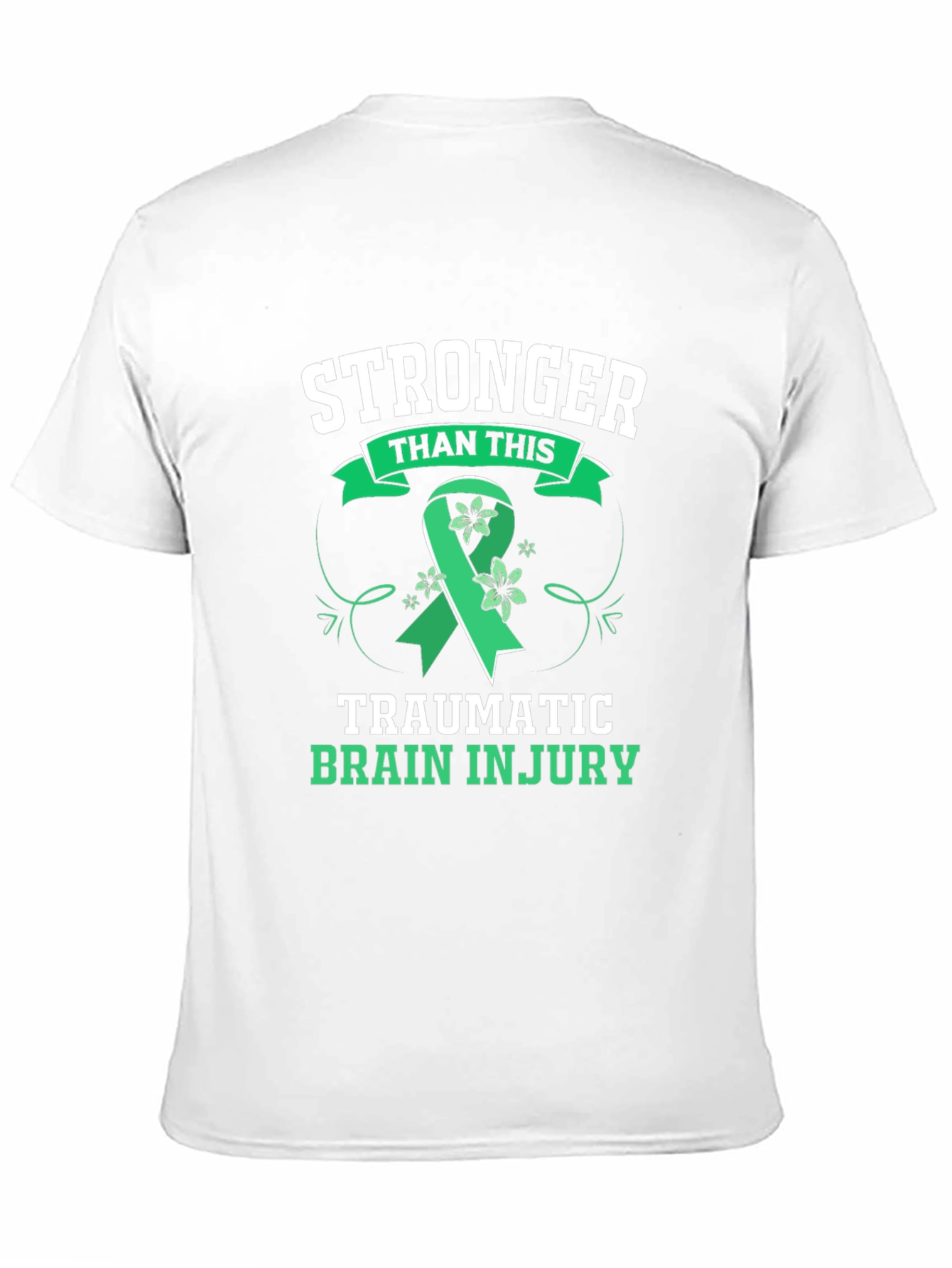 Stronger Than This TBI Awareness Ribbon Graphic Tee