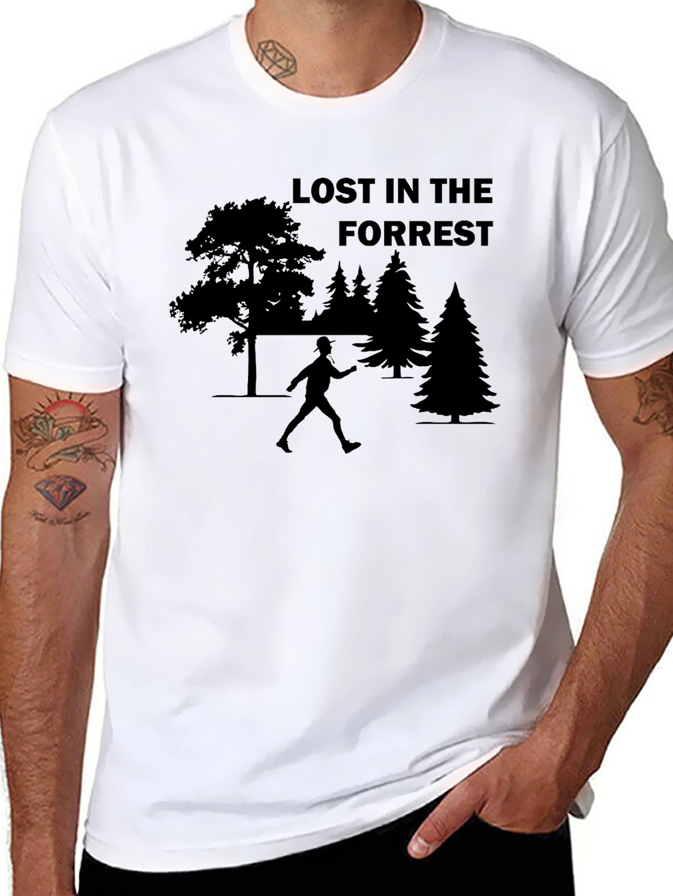 Lost in the Forrest Graphic T-Shirt
