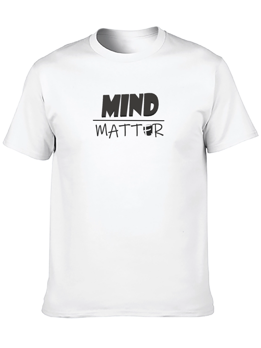 Mind Over Matter Graphic Black T-Shirt