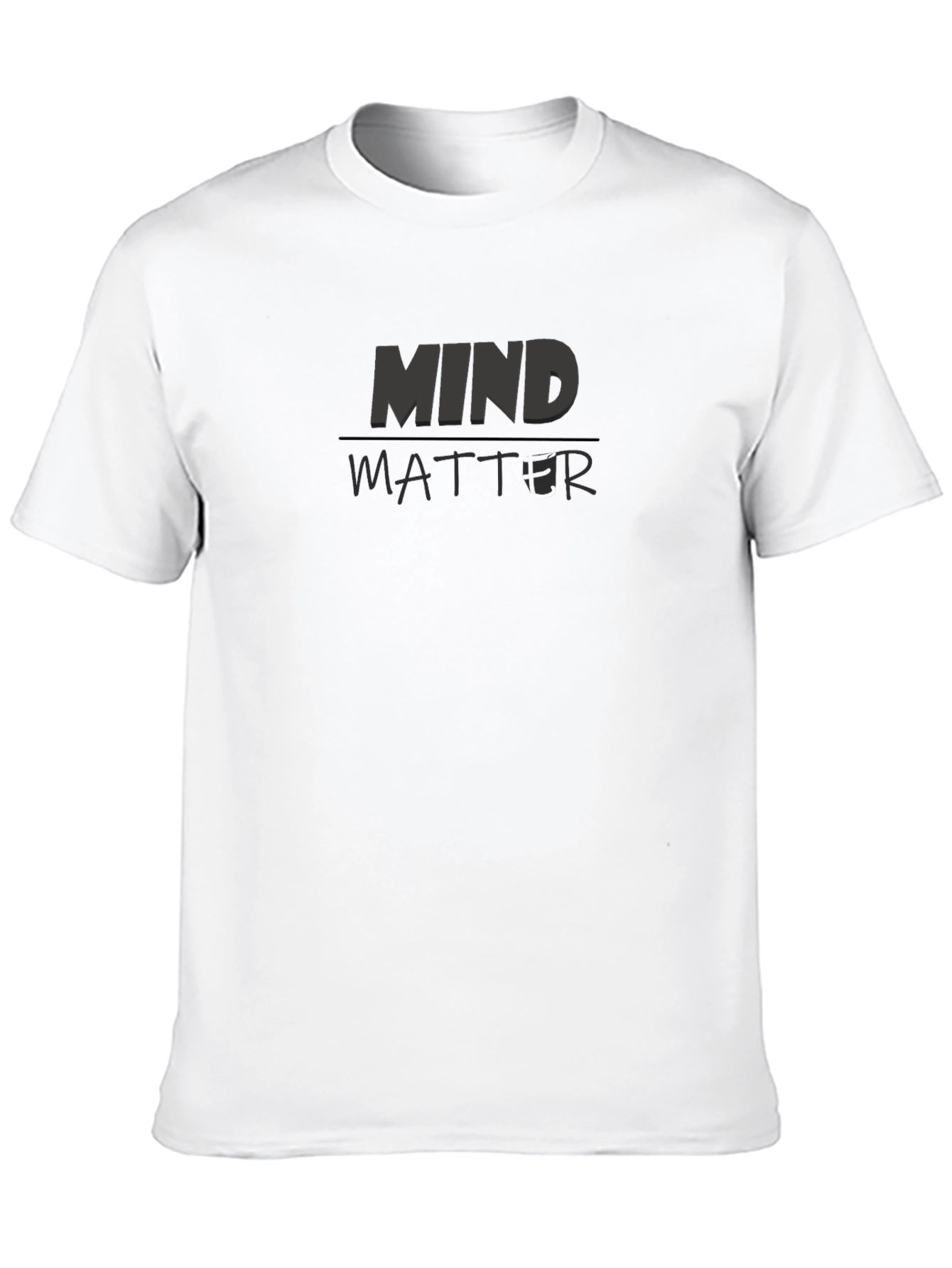 Mind Over Matter Graphic Black T-Shirt