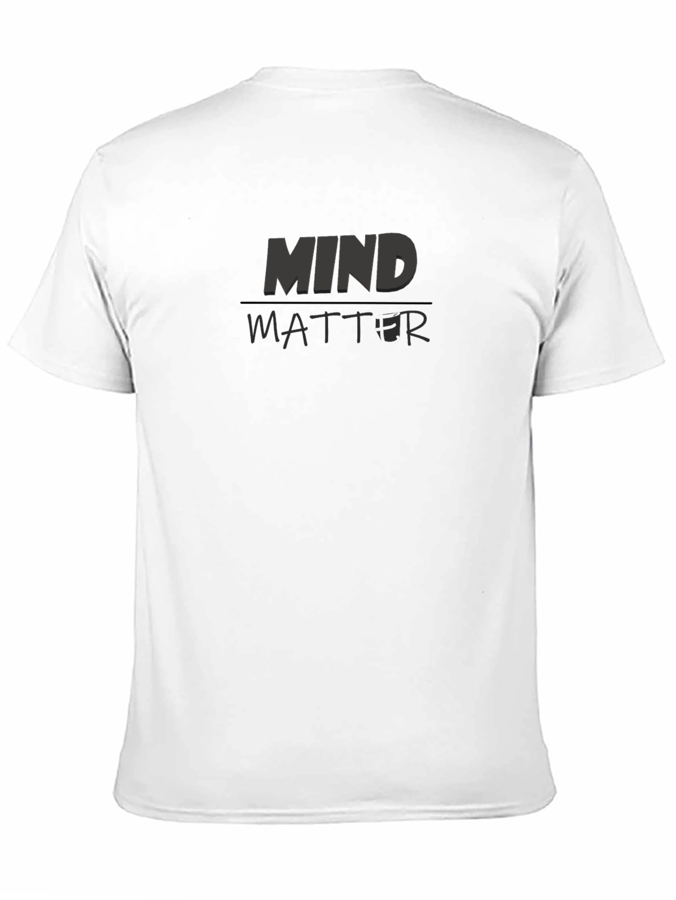 Mind Over Matter Graphic Black T-Shirt