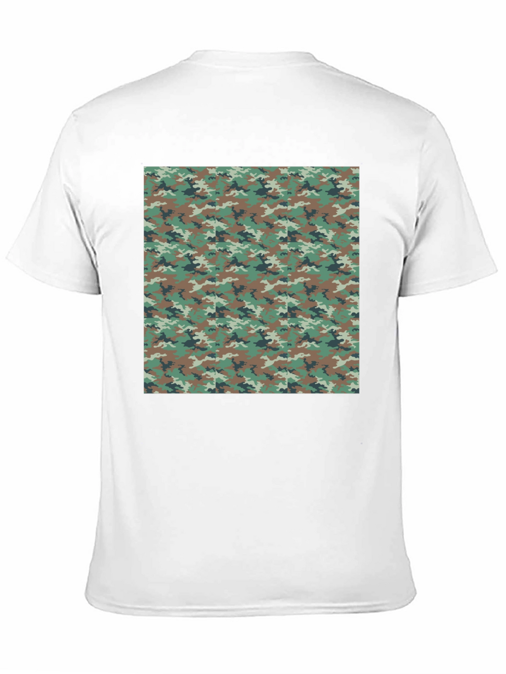 Camo Print Black T-Shirt - Mens Fashion