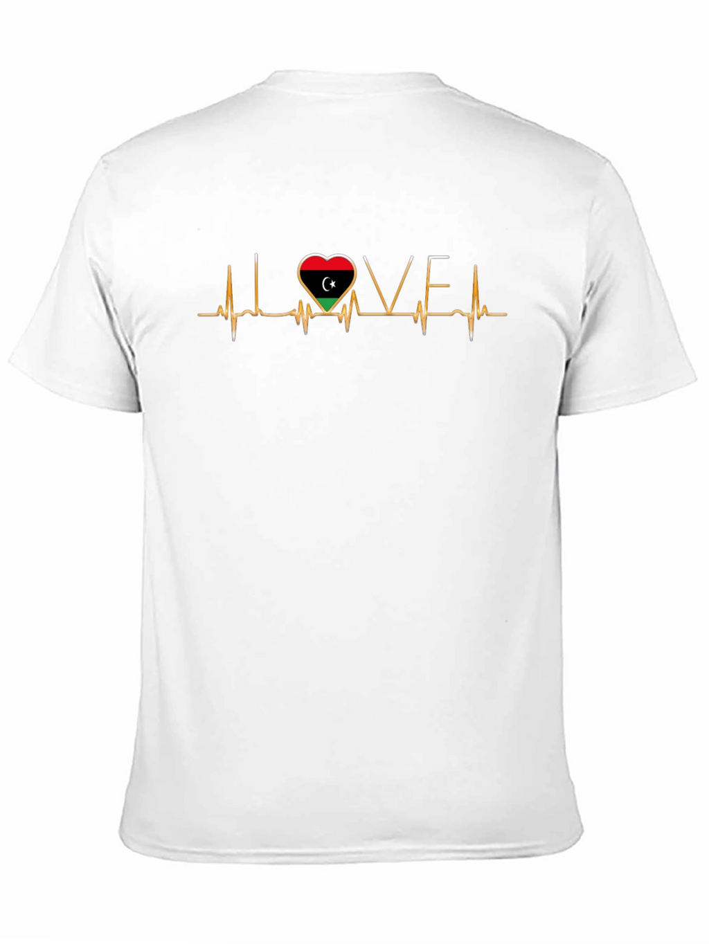 Libya Heartbeat Love T-Shirt