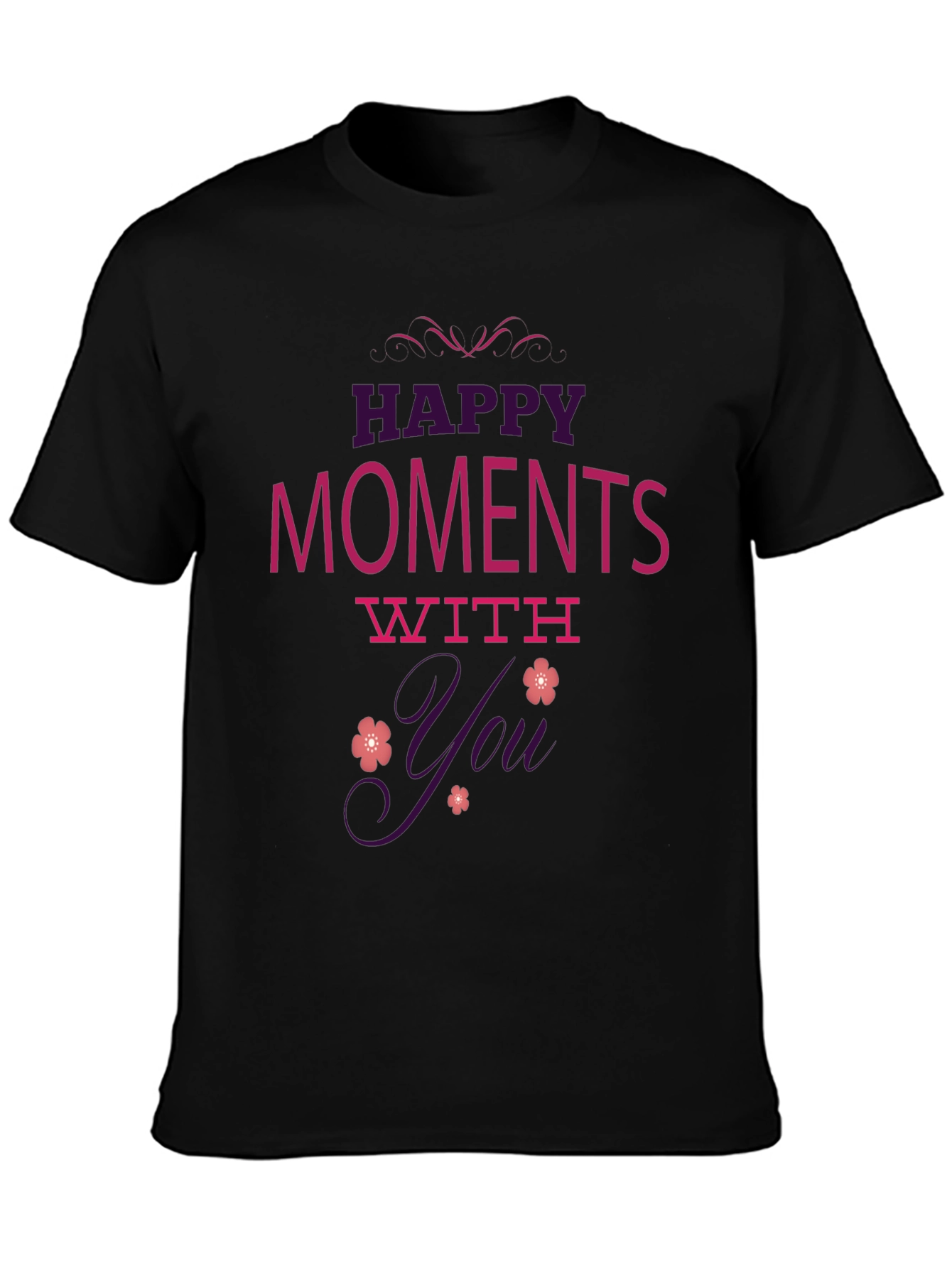 Happy Moments with You Graphic T-Shirt