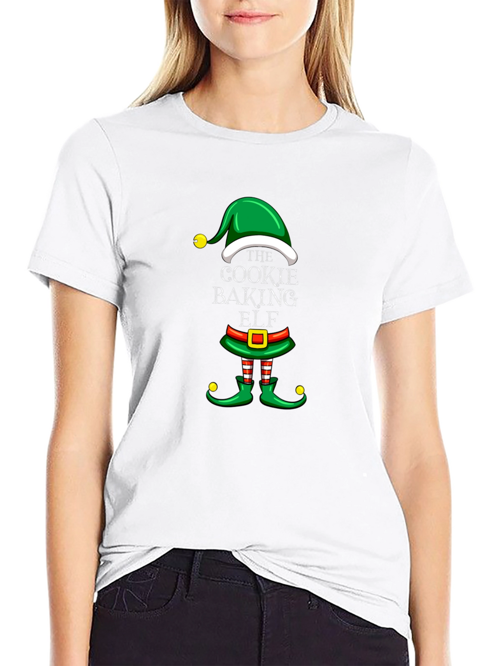 Cookie Baking Elf Shirt - Festive Holiday Tee